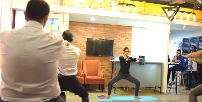 Office Yoga Corporate Company