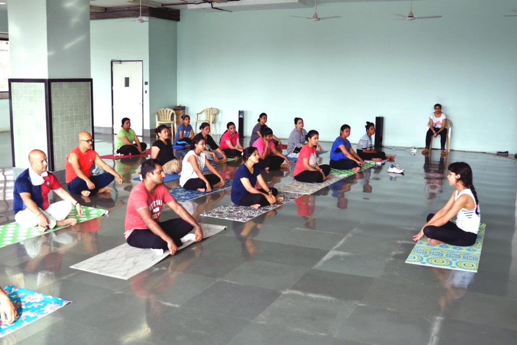 yoga at office