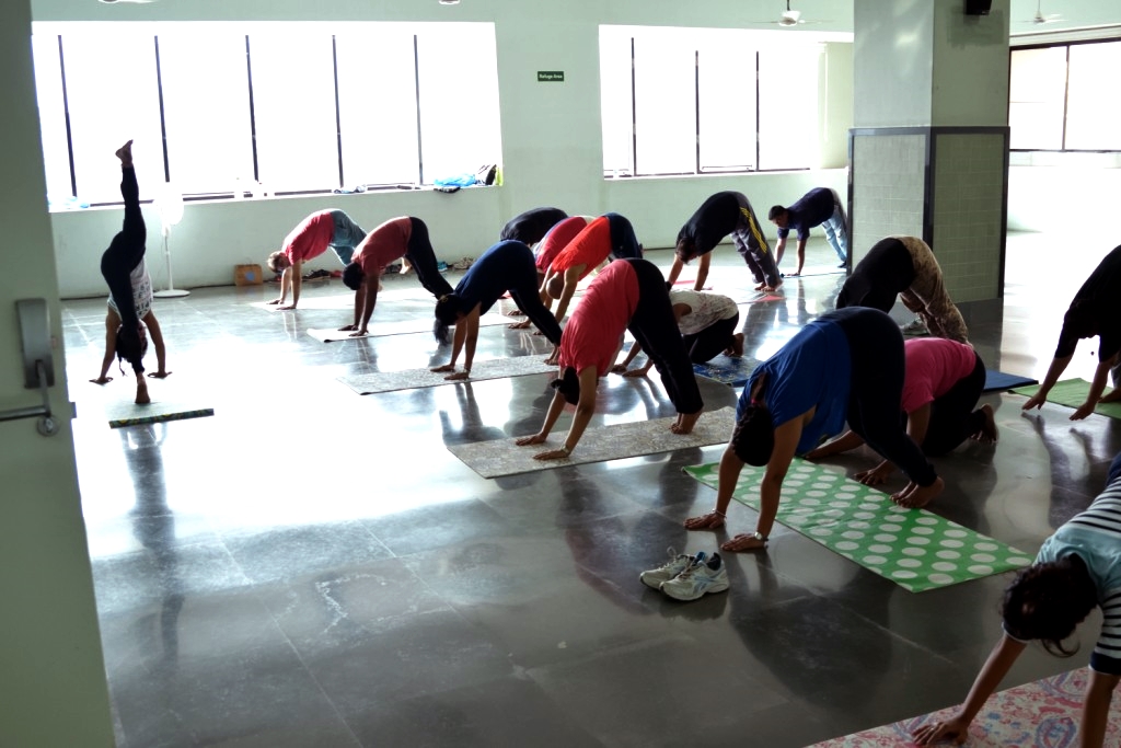 Office Yoga at bandra BKC