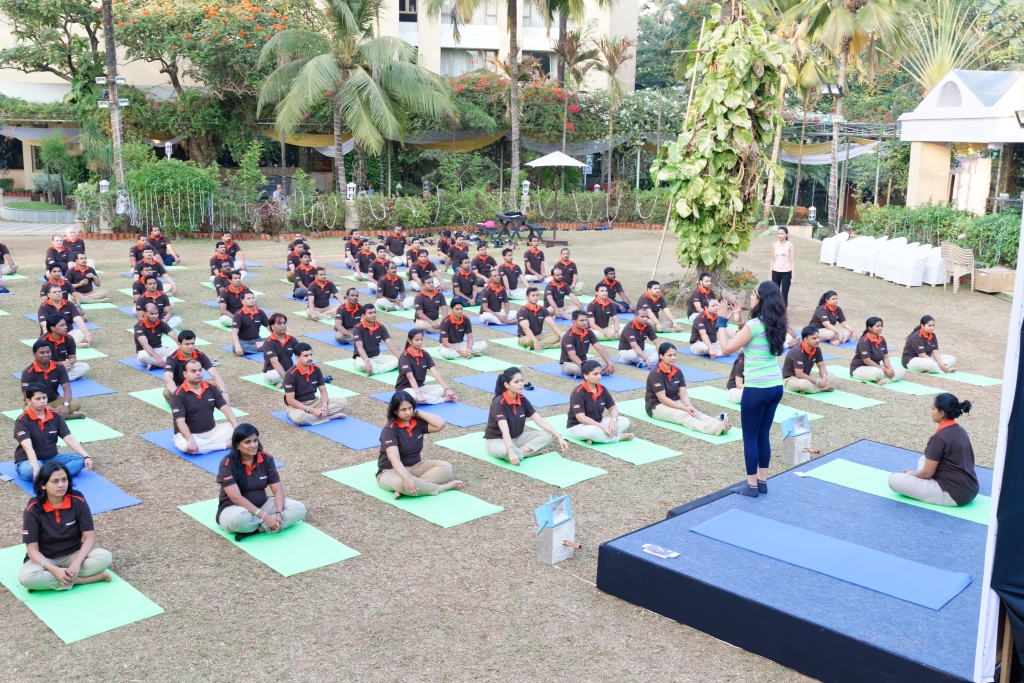 Corporate Yoga Event