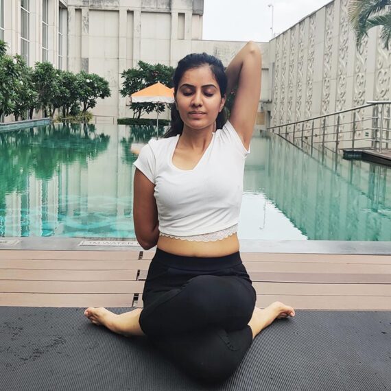 Female Yoga Teacher Chahat Jain