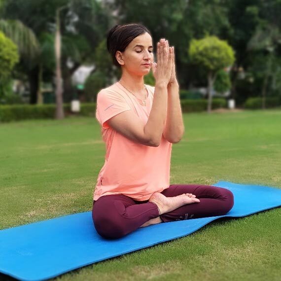 Female Yoga Instructor Saket Delhi