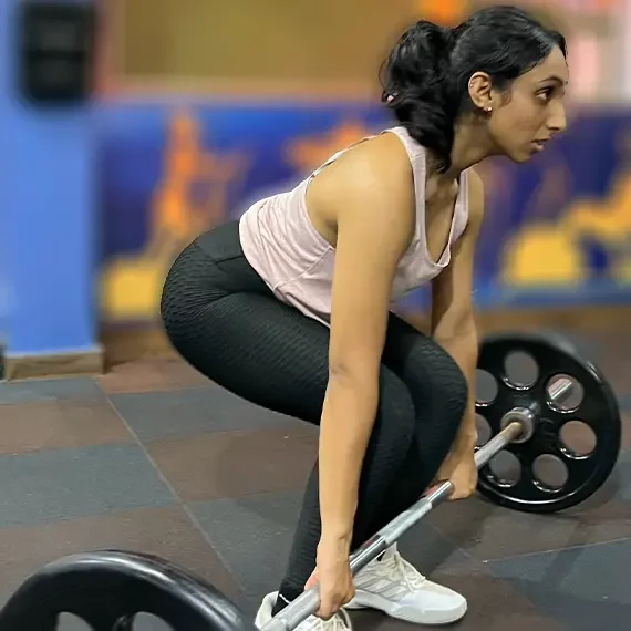 Female Personal Trainer at Home Lower Parel Weight Training Weight Loss
